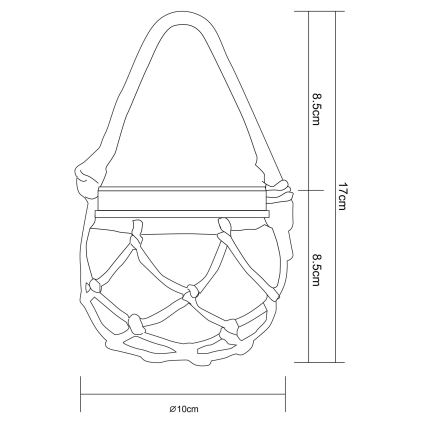 Globo - LED solcellelampe LED/0,06W/3,2V IP44