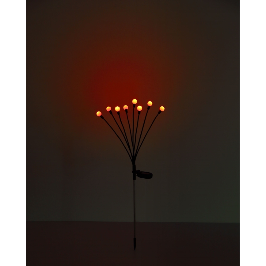 Globo - LED solcellelampe med RGB-farver 8xLED/0,06W/3,2V IP44