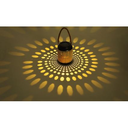 Globo - LED solcellelampe LED/0,06W/3V 3000K IP44 bambus