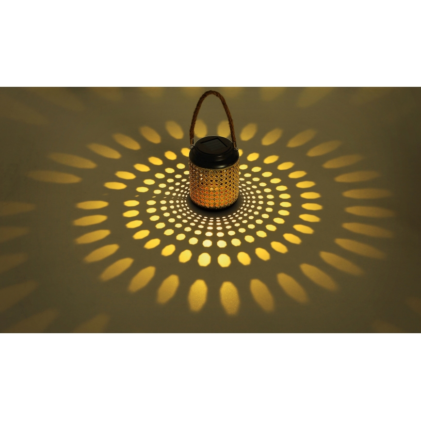 Globo - LED solcellelampe LED/0,06W/3V 3000K IP44 bambus