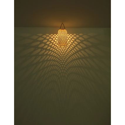 Globo - LED solcellelampe LED/0,06W/3V bambus IP44