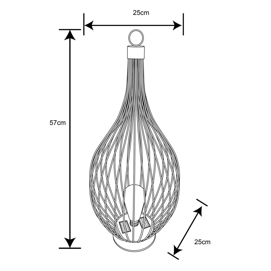 Globo 33672 - LED solcellelampe LED/1,2V IP44