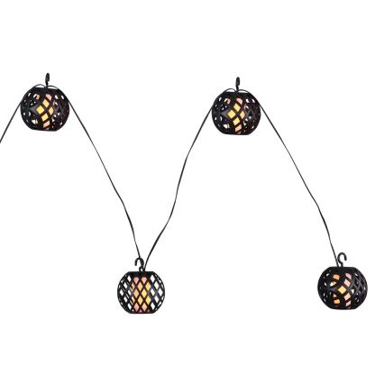 Globo - Soldrevet LED lyskæde 98xLED/0,1W/3V 410 cm IP44 600 mAh
