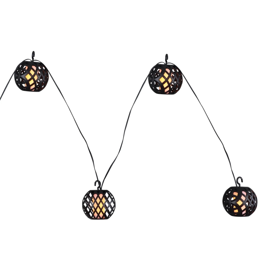 Globo - Soldrevet LED lyskæde 98xLED/0,1W/3V 410 cm IP44 600 mAh