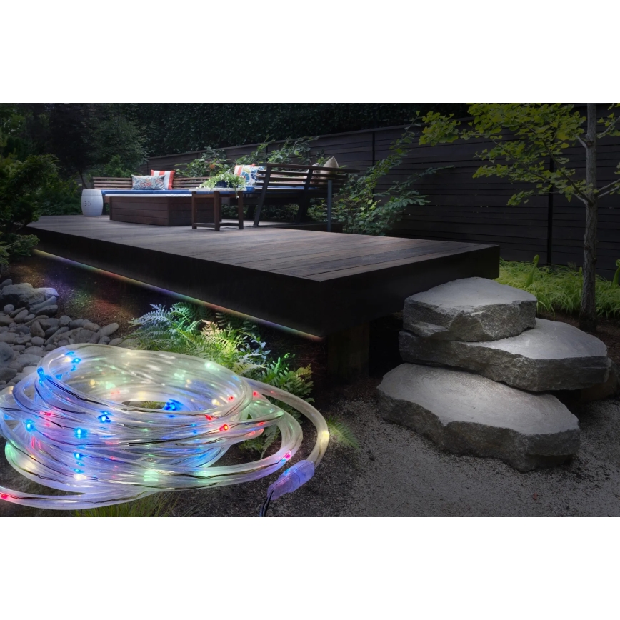 Globo - LED solcelle-lyskæde LED/1,2V IP44 4,9 m 600 mAh