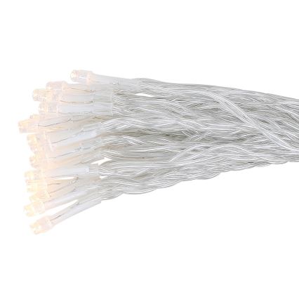 Globo - Soldrevet LED lyskæde 20 m 120xLED/2,4V 2xAAA IP44 600 mAh
