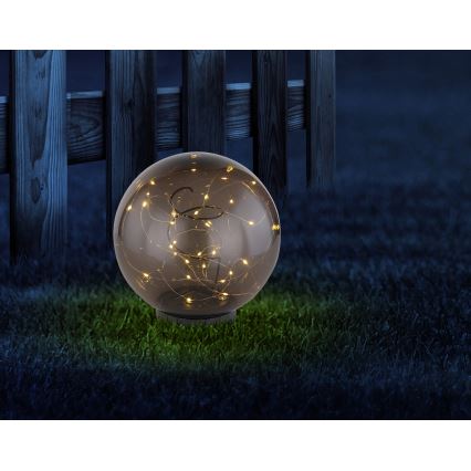 Globo - LED solcellelampe 30xLED/0,06W/1,2V diameter 20 cm IP44