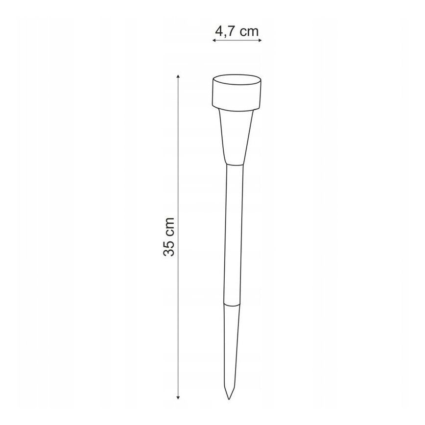 Globo - SÆT 6x LED solcellelampe LED/1,2V IP44