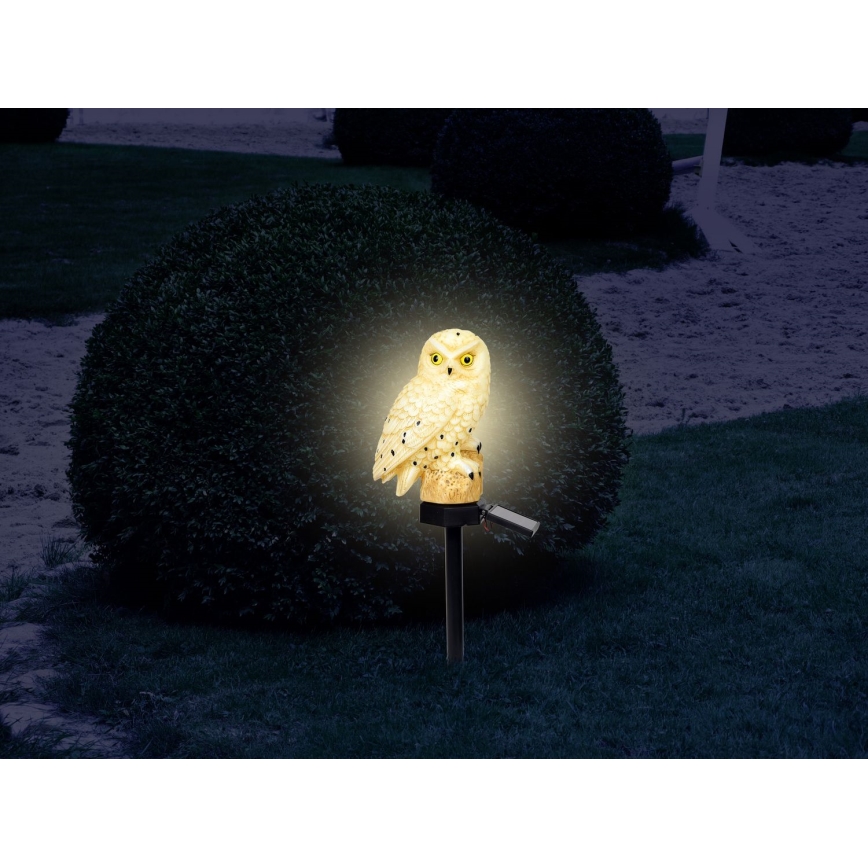 Globo - LED solcellelampe LED/0,06W/3V IP44 ugle