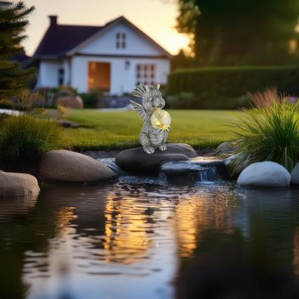 Globo - LED solardekoration LED/0,02W/3V IP44 drage 300 mAh