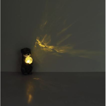 Globo - Soldrevet LED dekoration LED/0,02W/3V IP44 hund