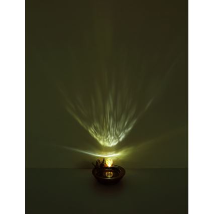 Globo - LED solcellelampe LED/0,06W/3V IP44 bird's bath