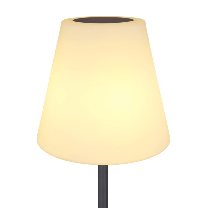 Globo - Soldrevet LED gulvlampe m. touch-funktion og RGB-farver LED/0,1W/3V IP44 + fjernbetjening