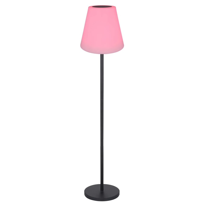 Globo - Soldrevet LED gulvlampe m. touch-funktion og RGB-farver LED/0,1W/3V IP44 + fjernbetjening