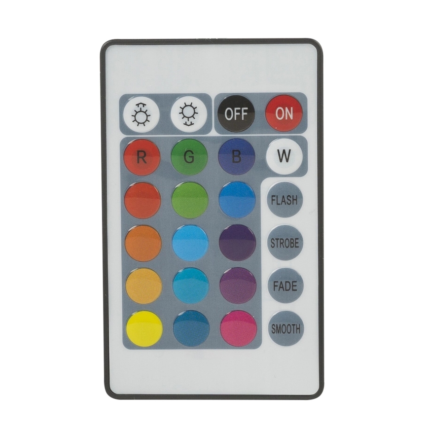 Globo - Soldrevet LED gulvlampe m. touch-funktion og RGB-farver LED/0,1W/3V IP44 + fjernbetjening