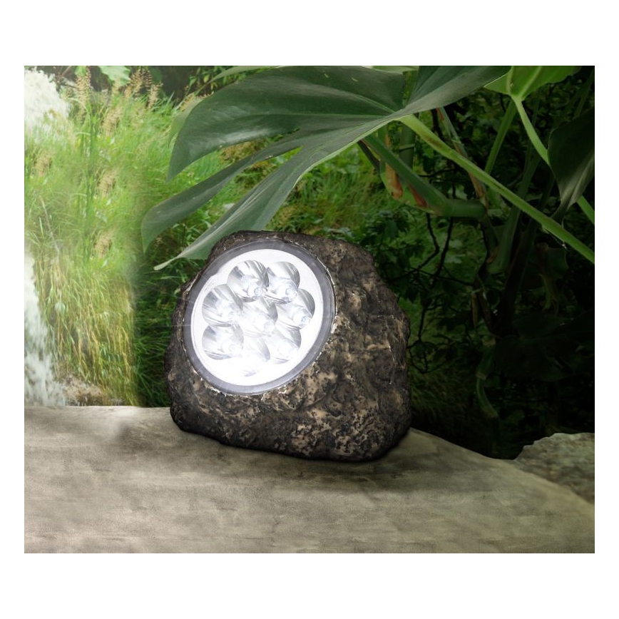 Globo - LED solcellelampe 8xLED/0,06W/3V IP44 600 mAh