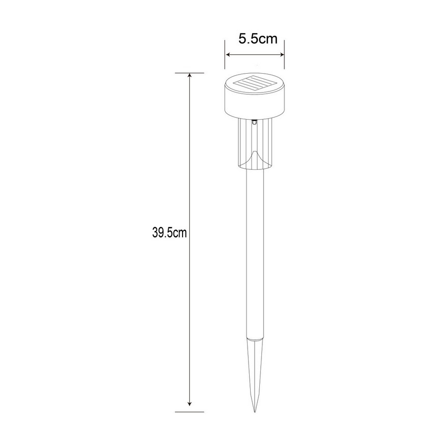 Globo - LED solcellelampe LED/0,06W/1,2V IP44 200 mAh