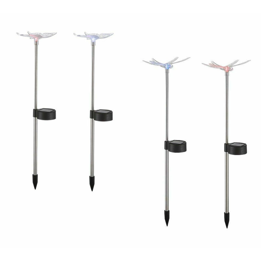 Globo - SÆT 4x LED solcellelampe LED/0,06W/3V IP44
