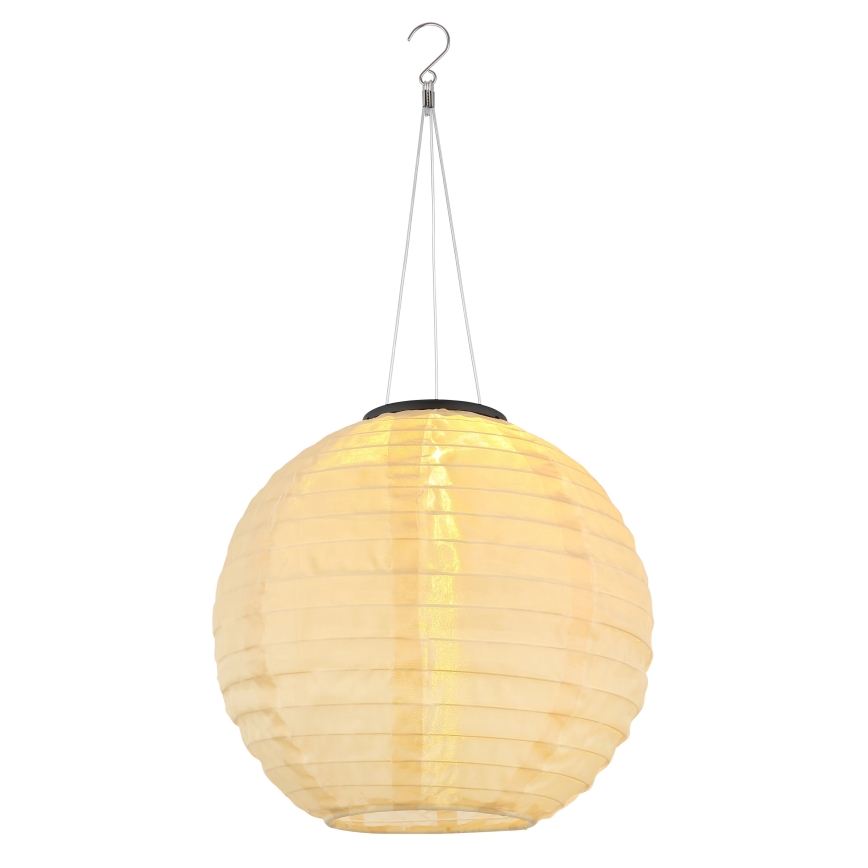 Globo - LED Solcelleophængt lampe LED/0,5W/3V IP44 300 mAh beige