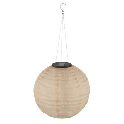 Globo - LED Solcelleophængt lampe LED/0,5W/3V IP44 300 mAh beige