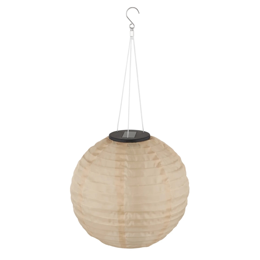 Globo - LED Solcelleophængt lampe LED/0,5W/3V IP44 300 mAh beige