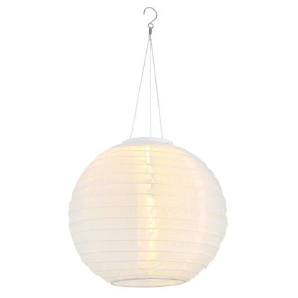 Globo - Soldrevet LED pendel LED/0,5W/3V IP44 hvid