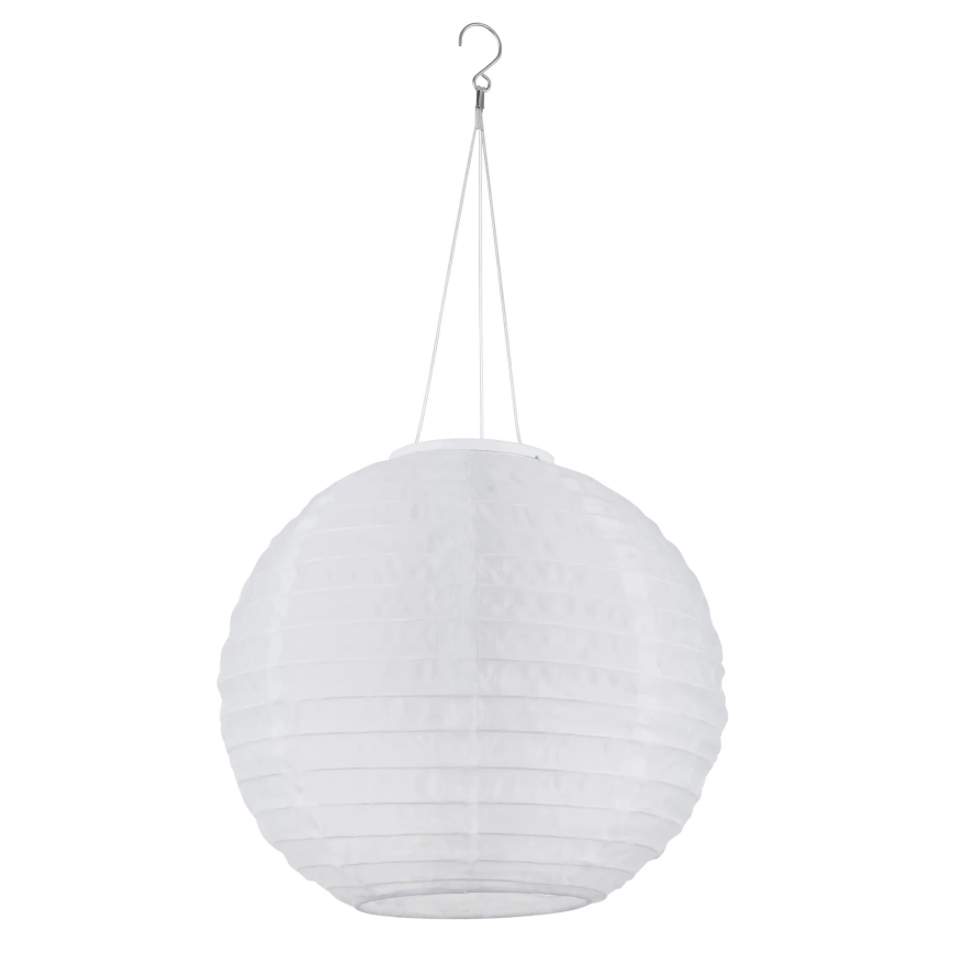 Globo - Soldrevet LED pendel LED/0,5W/3V IP44 hvid