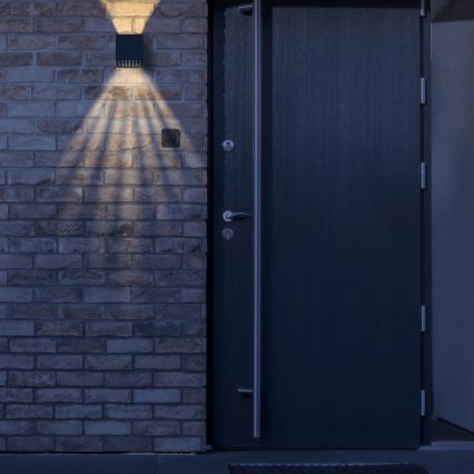 Globo - LED udendørs væglampe LED/6W/230V IP54 antracit