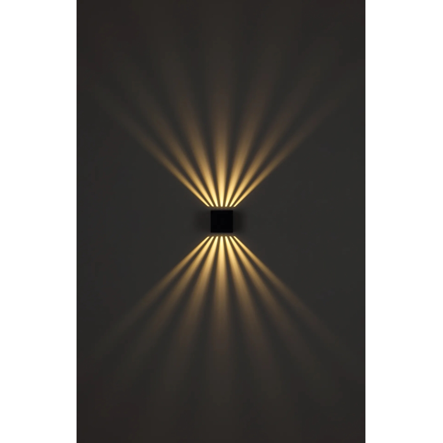 Globo - LED udendørs væglampe LED/6W/230V IP54 antracit