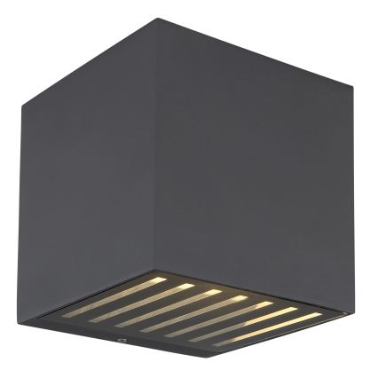 Globo - LED udendørs væglampe LED/6W/230V IP54 antracit