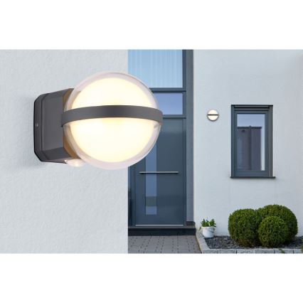 Globo - Udendørs LED væglampe LED/12W/230V IP54 sort