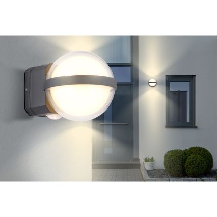 Globo - Udendørs LED væglampe LED/12W/230V IP54 sort