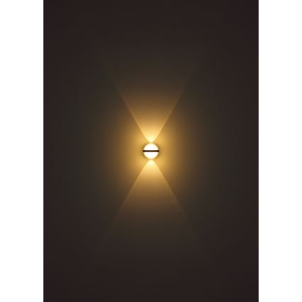 Globo - Udendørs LED væglampe LED/12W/230V IP54 sort