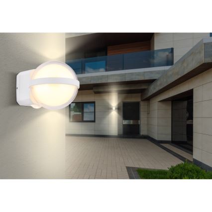 Globo - Udendørs LED væglampe LED/12W/230V IP54 hvid