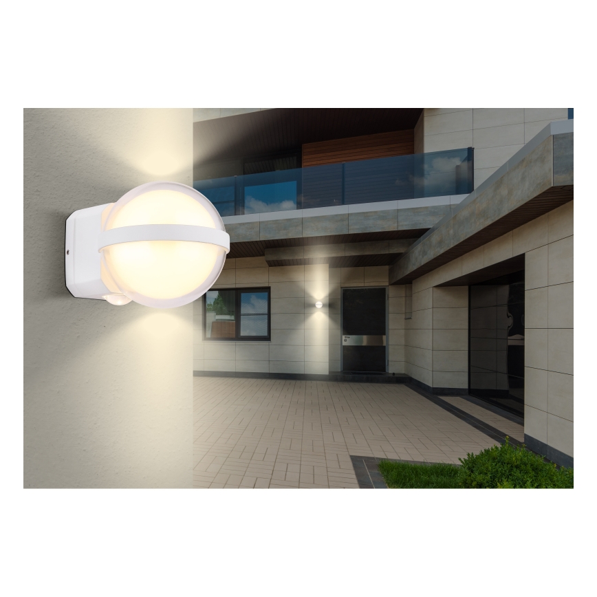 Globo - Udendørs LED væglampe LED/12W/230V IP54 hvid