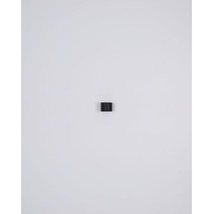 Globo - LED udendørs væglampe 2xLED/3W/230V IP54 sort