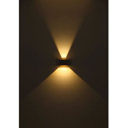 Globo - LED udendørs væglampe med sensor 2xLED/3W/230V IP54