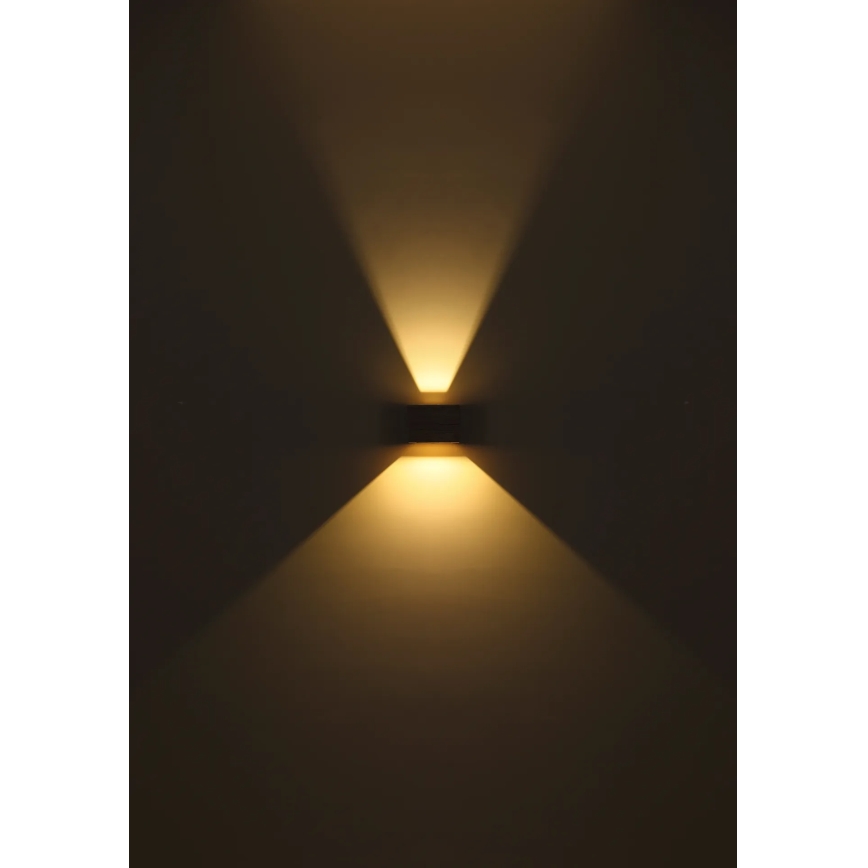 Globo - LED udendørs væglampe med sensor 2xLED/3W/230V IP54