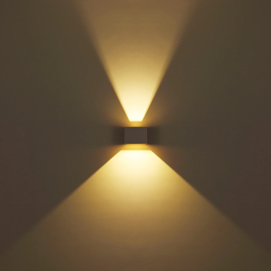 Globo - LED udendørs væglampe 2xLED/3W/230V IP54