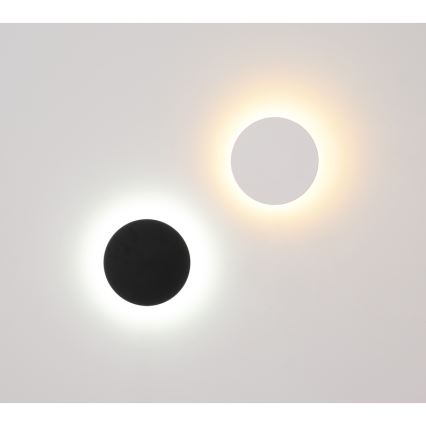 Globo - Udendørs LED væglampe LED/15W/230V 3000/4000/6000K diameter 25,2 cm IP44 sort