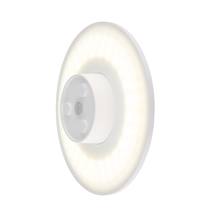 Globo - Udendørs LED væglampe LED/15W/230V 3000/4000/6000K diameter 25,2 cm IP44 hvid
