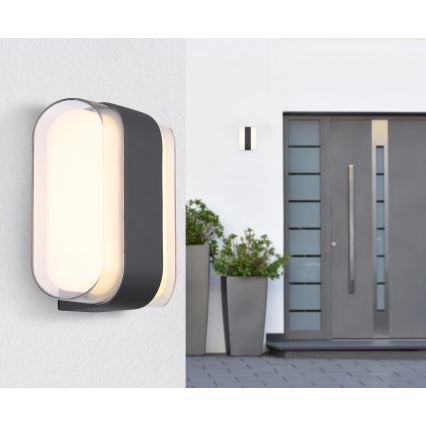 Globo - Udendørs LED væglampe LED/12W/230V 3000K IP54