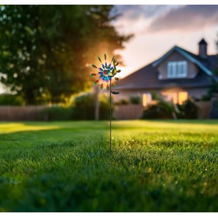 Globo - Soldrevet LED dekoration LED/0,06W/3V IP44 påfugl