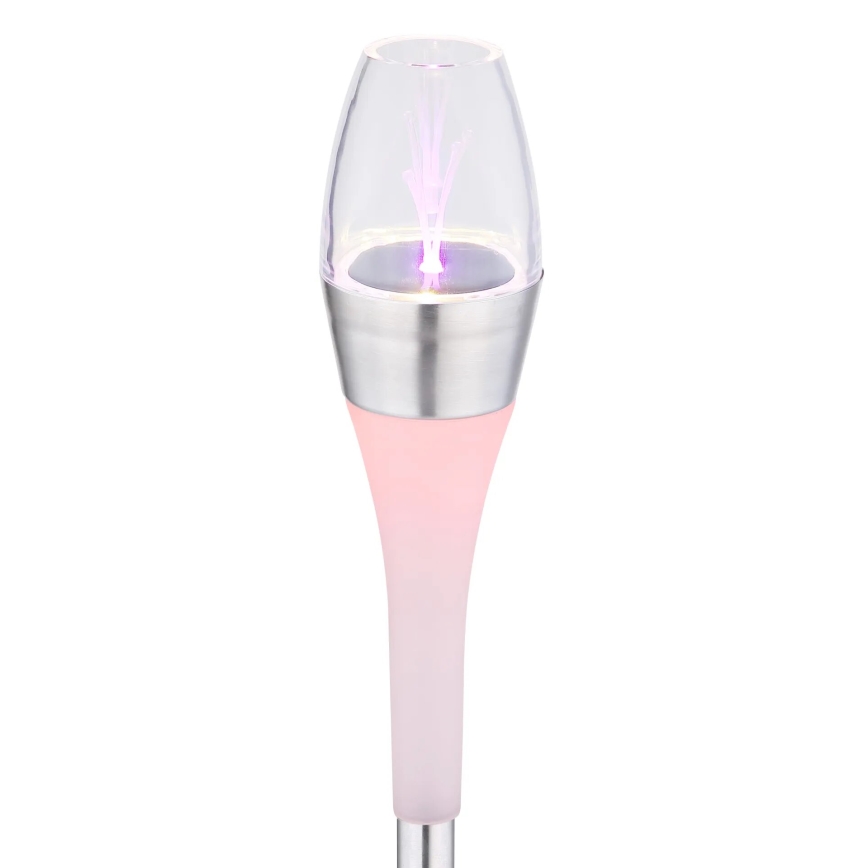Globo - LED RGB Solcellelampe 2xLED/0,06W/3V IP44 400 mAh