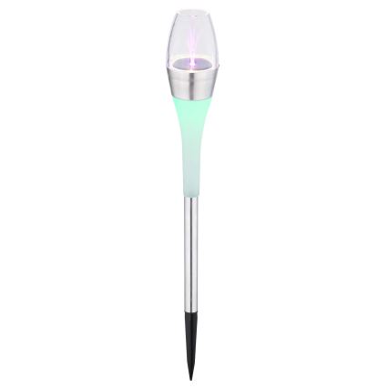 Globo - LED RGB Solcellelampe 2xLED/0,06W/3V IP44 400 mAh