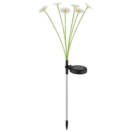Globo - LED-solcellelampe 6xLED/3V IP44 600 mAh blomstformet