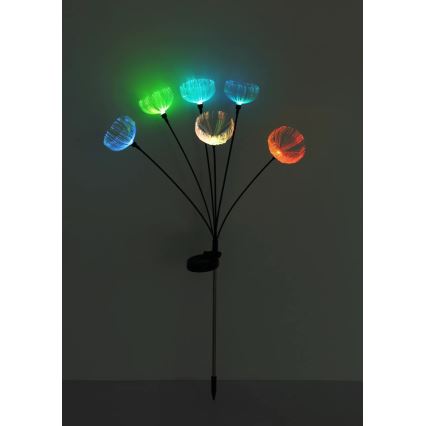 Globo - LED RGB solcellelampe 6xLED/1,2V IP44 300 mAh