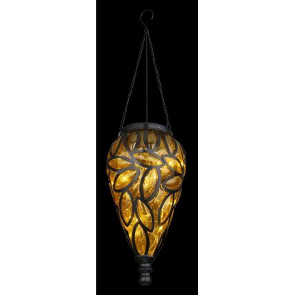 Globo - LED solcellelampe LED/0,9W/3,2V IP44 gul