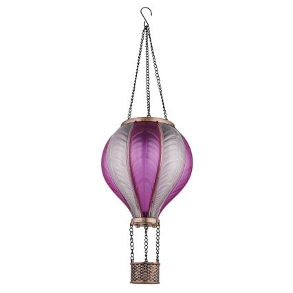 Globo - Soldrevet LED pendeldekoration 20xLED/0,5W/3V IP44 flyvende ballon