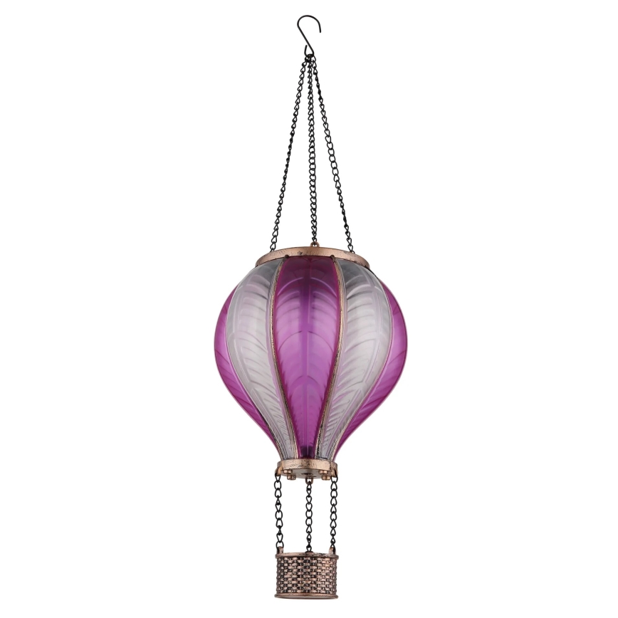 Globo - Soldrevet LED pendeldekoration 20xLED/0,5W/3V IP44 flyvende ballon